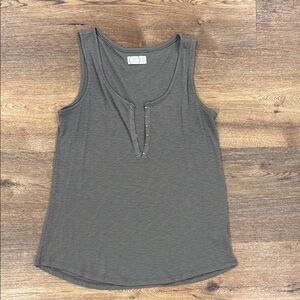 Maurices Fitted Buttoned Tank Top